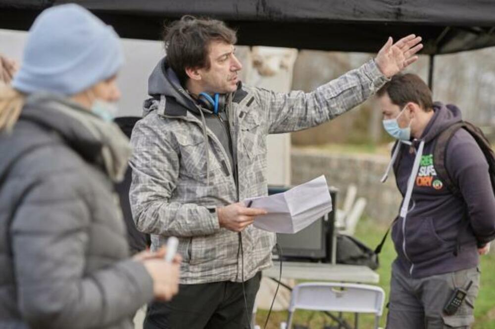 Šahmanović na setu, Foto: Filmski centar Crne Gore