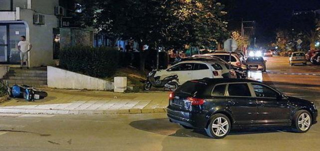 POVRIJEĐEN MOTOCIKLISTA/ - FOTO: PRIVATNA ARHIVA