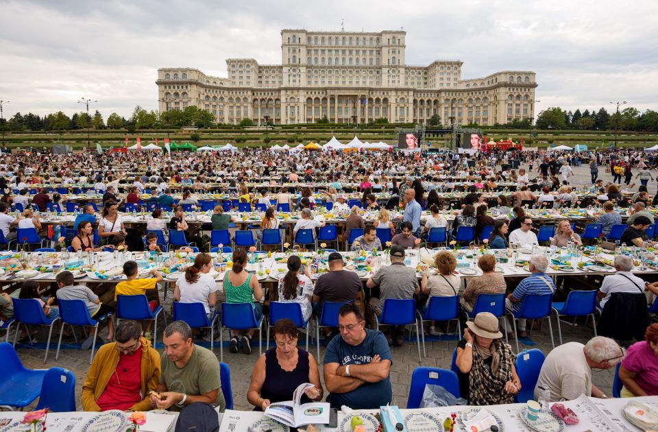 APTOPIX Romania Guinness Record