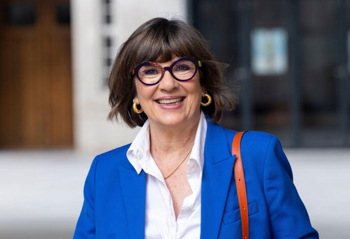 London, UK. 5th July, 2026. Christiane Amanpour at the BBC for Sunday with Laura Kuenssberg. British-Iranian journalist and television host